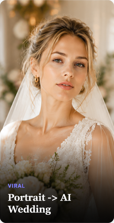 Portrait to AI Wedding